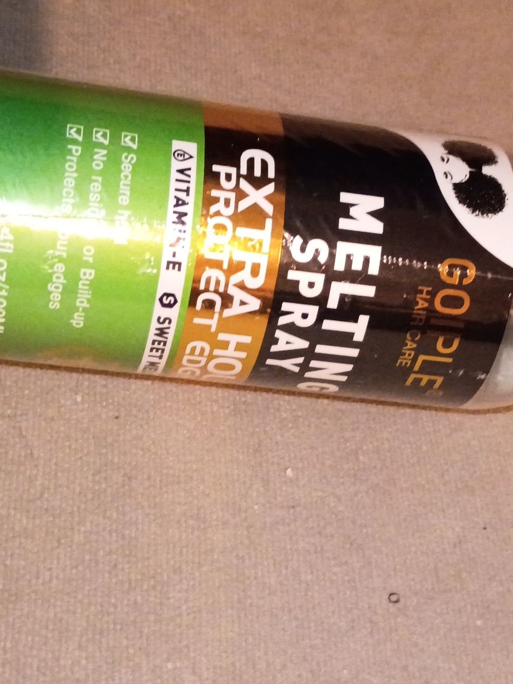 Goldie Melting Spray Extra Hold Edge Protect - Green Black Gold